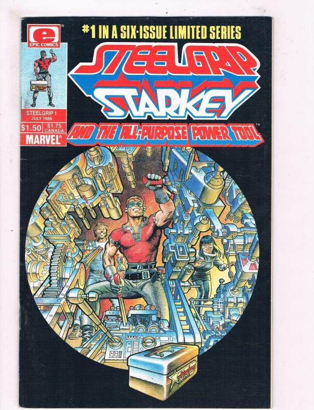 Steelgrip Starkey And The All Purpose Power Tool # 1 VF/NM Epic Comic Books! SW9