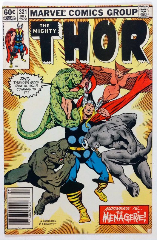 Thor #321 (1982) NEWSSTAND