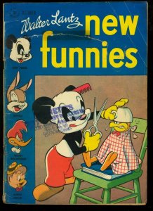 NEW FUNNIES #128-DELL-1947-ANDY PANDA-WOODY WOODPECKER G