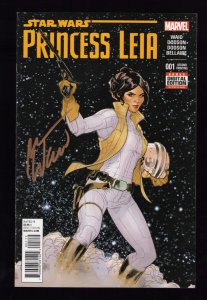 Star Wars: Princess Leia #1 - Second Printing Cover SIGNED (9.0) 2015
