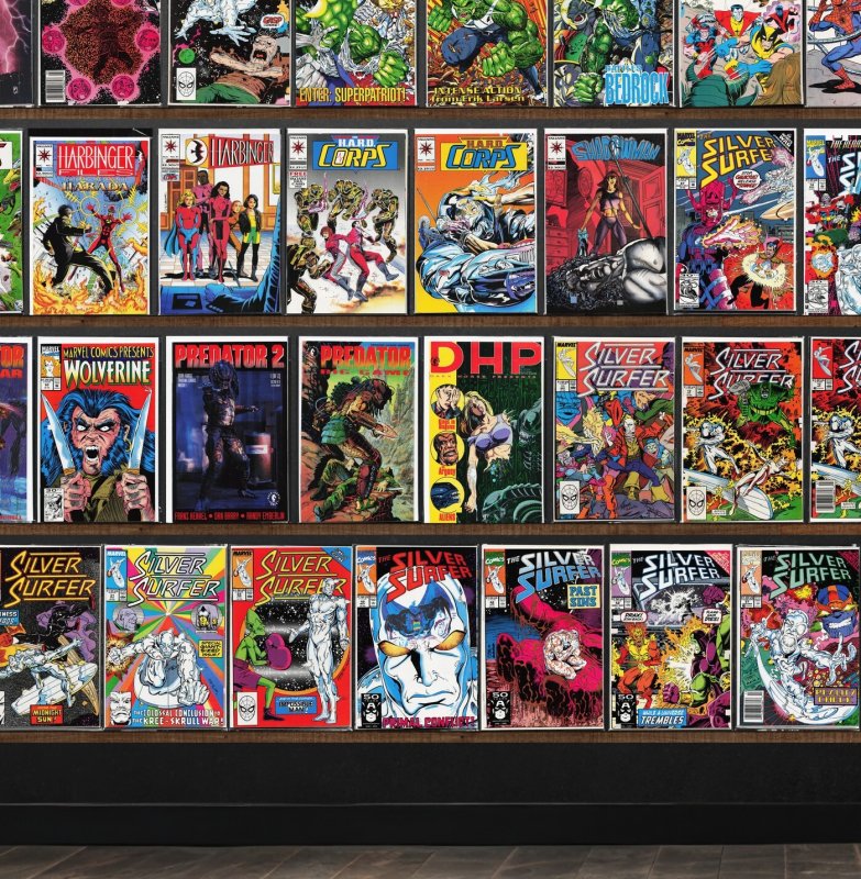 Huge Lot 140+ Comics with Silver Surfer, Shadowman, The H.A.R.D. Corps & More!