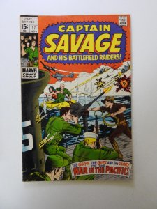 Captain Savage #17  (1969) FN condition