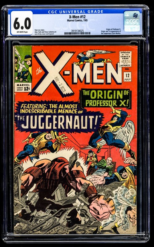 The X-Men #12 (1965) CGC Graded 6.0 - 1st App Juggernaut