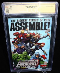 Secret Avengers #23 (CGC 9.4) Signed by Art Adams - 2012