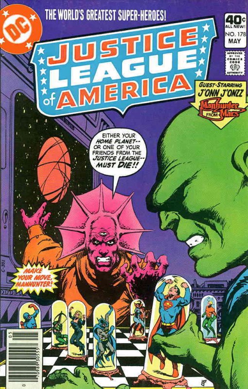 Justice League of America #178 VG ; DC | low grade comic Martian Manhunter vs De