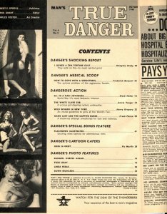 Man's True Danger October 1965- Zen Torture Cult- cheesecake FN