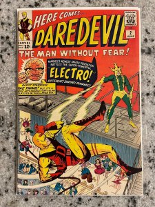Daredevil # 2 VF Marvel Comic Book Appears Restored Electro Owl Spider-Man J980