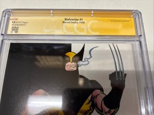 Wolverine (1988) # 1 (CGC 9.8 SS) Signed Chris Claremont * Marvel Comics