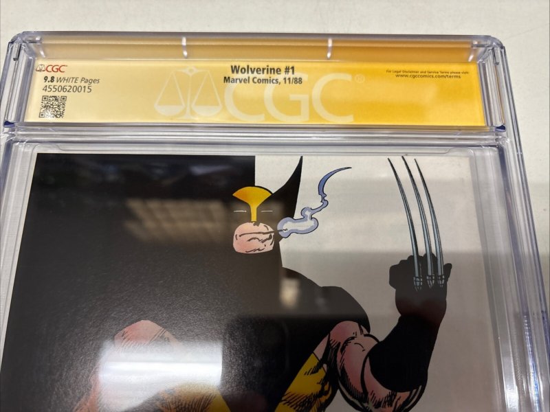 Wolverine (1988) # 1 (CGC 9.8 SS) Signed Chris Claremont * Marvel Comics