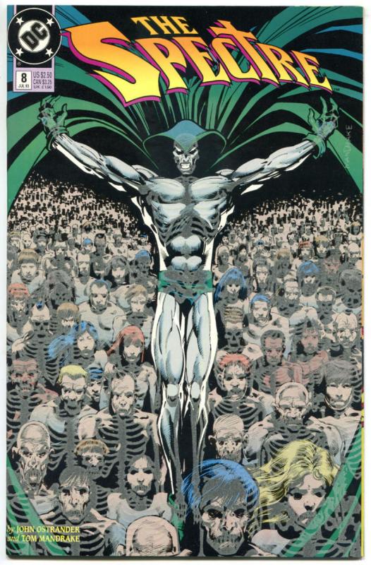 SPECTRE #5 6 7 8, V3, NM-, Mandrake, #8 is Glow in dark cv, 1992, more in store