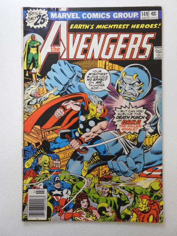 The Avengers #149 (1976) vs Orka! Solid VG Condition!