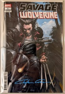 Savage Wolverine 1 Clayton Crain Variant Signed By Clayton Crain W/COA Unopened