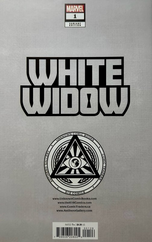 White Widow #1 Mercado Virgin Cover (2024)