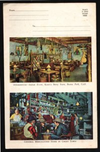 Knott's Berry Farm & Chicken Dinner Restaurant Menu-1952-California memorabil...