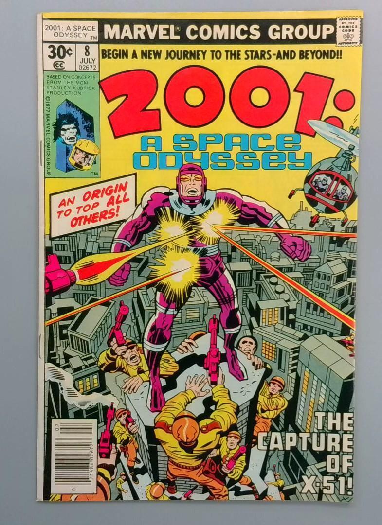 2001: A Space Odyssey #8, FN+ 1st Machine Man Marvel Comics, 1977  JR1