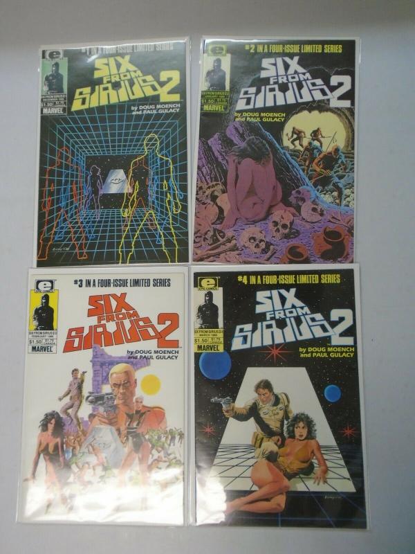 Six from Sirius II set #1-4 8.0 VF (1985 2nd series)