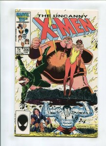 UNCANNY X MEN #206 (9.2) *FISHERMAN COLLECTION* 1986