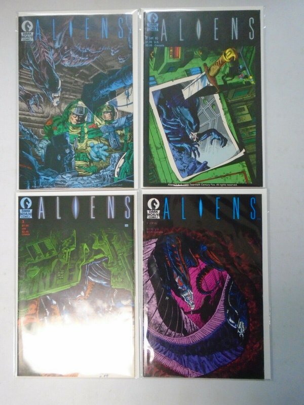 Aliens #1,2,3,5 8.5 VF+ (1988 #1 is 5th Printing)