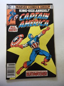 Captain America Annual #5 (1981) FN Condition