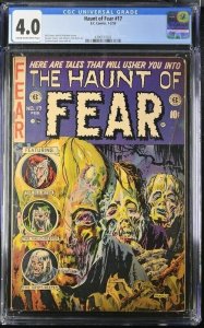 E.C. Comics Haunt Of Fear #17 CGC 4.0