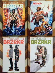 BRZRKR #1-4 (Boom! 2021) KEANU REEVES 1st 4 Issues! High Grade Set