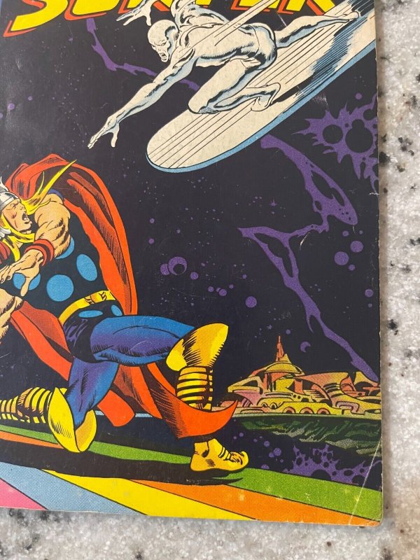 Silver Surfer # 4 FN- Marvel Comic Book Stan Lee Mephisto VS. Thor Cover 15 J864