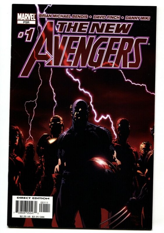 New Avengers #1 2005 1st issue Spider-Man joins NM-