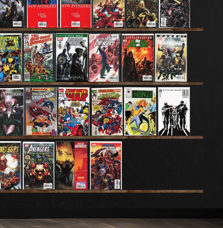 Huge Lot 150+ Comics with New Avengers, The Mighty Avengers & More!