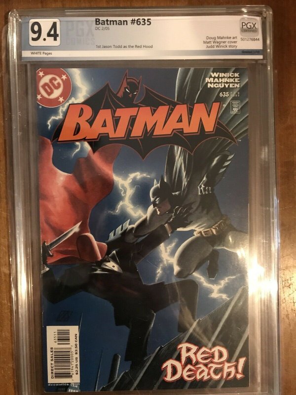 Batman #635 PGX Graded 9.4 First App of Jason Todd as Red Hood