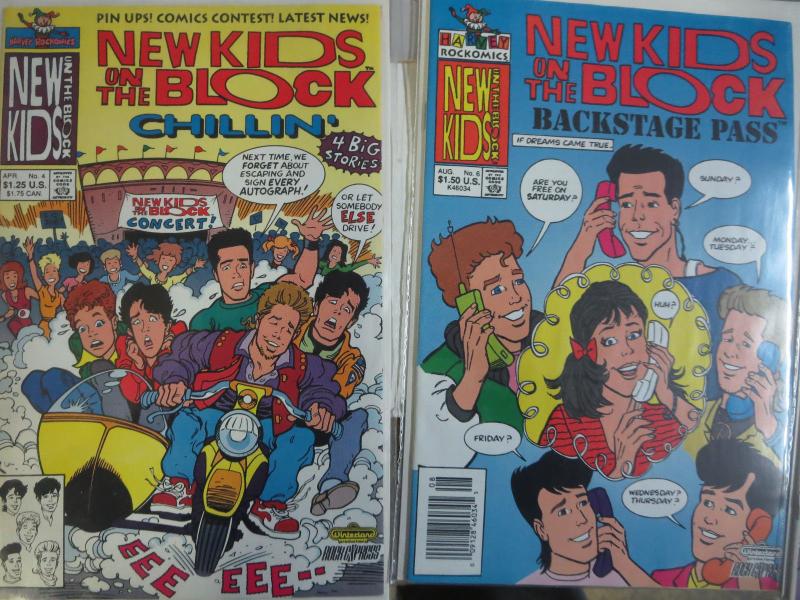 HARVEY COMICS NEW KIDS ON THE BLOCK 1990-1991 Lot of 7 Richie Rich Wendy F-VF+