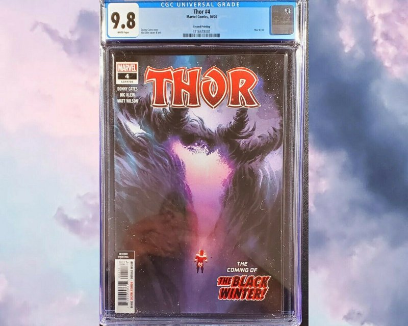 ?? Thor #4 (2020 Marvel Comics) 2nd Print CGC 9.8 Black Winter 1st appearance