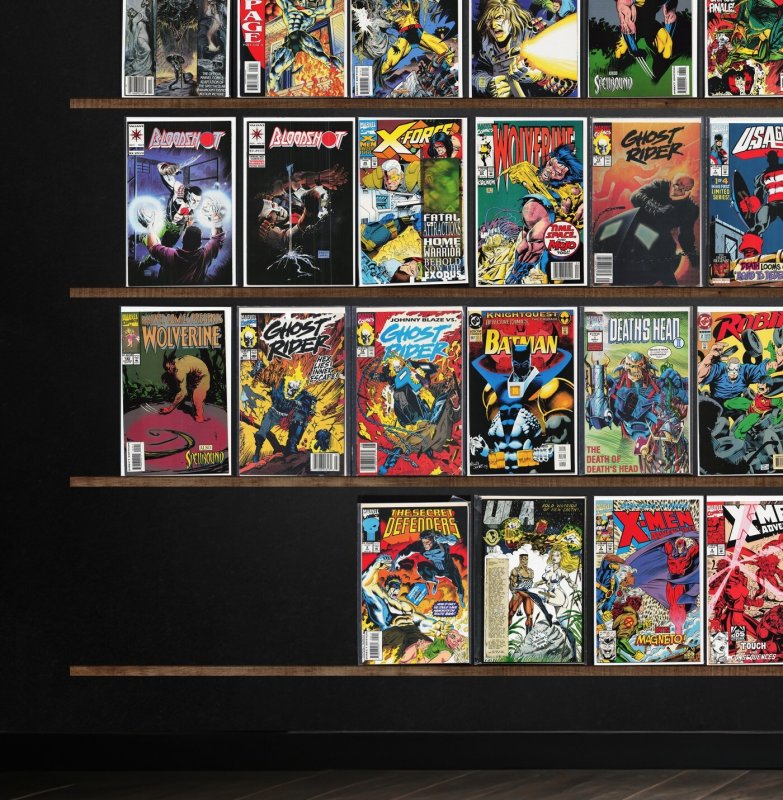 Huge Lot 150+ Comics with Bloodshot, Wolverine, Eternal Warrior & More!