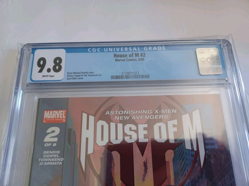 House of M #2 - Bendis - Coipel - Avengers X-Men - 2005 - CGC 9.8