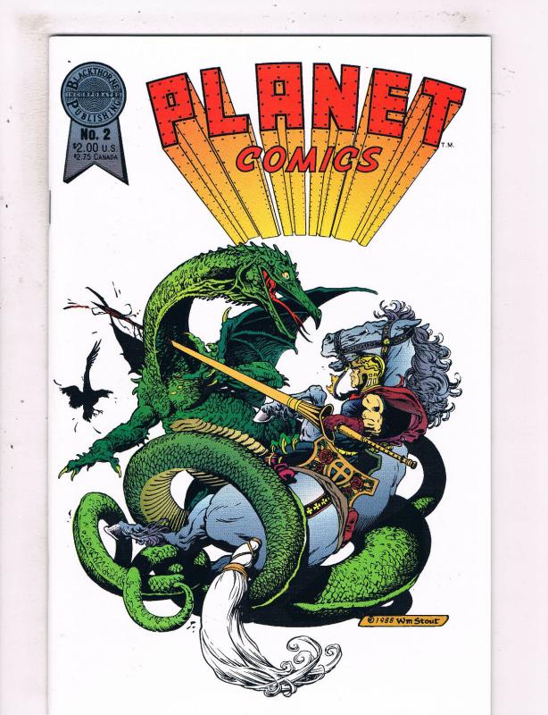 Planet Comics #2 NM Blackthorne Publishing Comic Book DE25