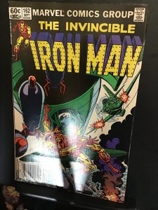 Iron Man #162 (1982) hard to get in high-grade black cover key! VF/NM Wow!