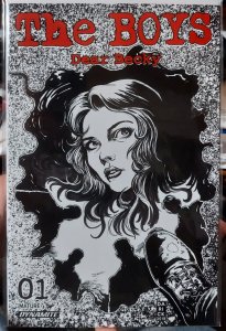 The Boys Dear Becky #1 NM 1:15 Ratio Variant ROBERTSON - B&W