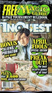 InQuest Magazine #37 May 1998 Wizards of Coast Magic Aliens Predator RPG Opened