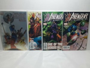 AVENGERS #500 - 503: DISASSEMBLED : DEATH OF HAWKEYE/VISON/AGATHA PRE HOUSE OF M