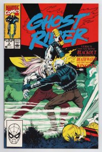 Ghost Rider #3 Blackout | Deathwatch | Kingpin (Marvel, 1990) NM- 