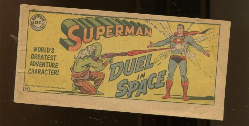 SUPERMAN DUEL IN SPACE (7.0) KELLOGGS PROMO! RARE 1955