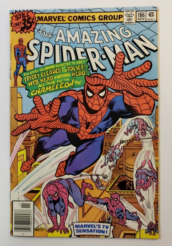 Amazing Spider-Man #186 Marvel Comics 1978 Bronze Age  VF+