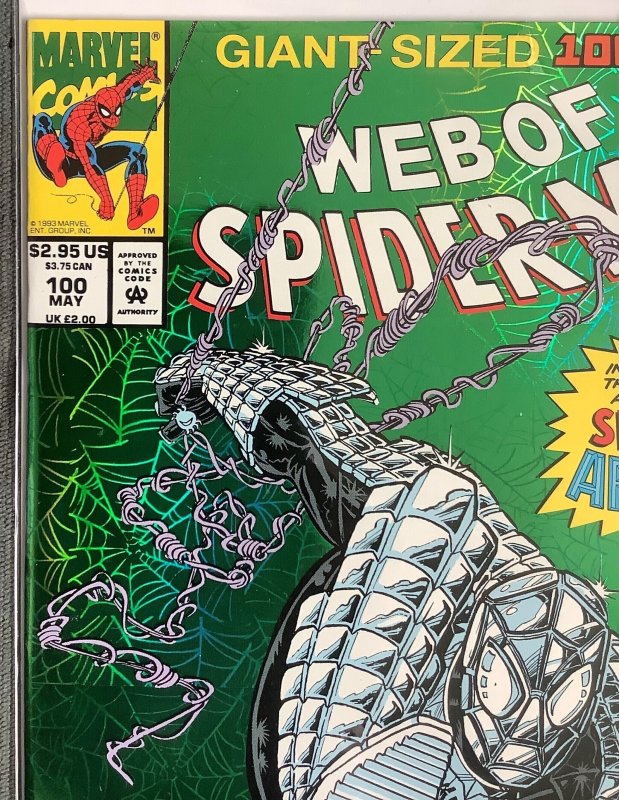 Web of Spider-Man #100 Direct Edition (1993, Marvel) NM/MT