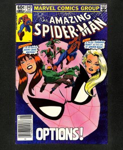 Amazing Spider-Man #243 Newsstand Variant