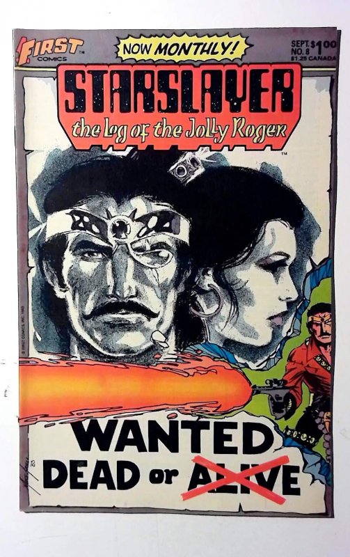 Starslayer #8 (1983) First Comics 1st Print Comic Book
