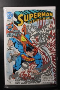Action Comics #667 Newsstand Edition (1991)