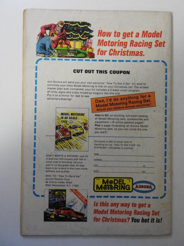 Blackhawk #228 (1967) VG Condition centerfold detached top staple