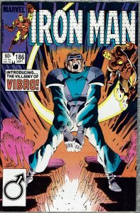 Iron Man #186 (1968 v1) Denny O'Neil 1st Vibro VF+