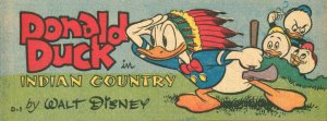 Donald Duck in Indian Country Mini Comic #1 Wheaties 1951 VF