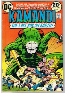 KAMANDI #12, VG+, Jack Kirby, Last Boy on Earth, 1972, more JK in store
