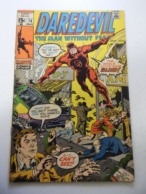 Daredevil #74 (1971) FN Condition | Comic Books - Bronze Age, Marvel ...